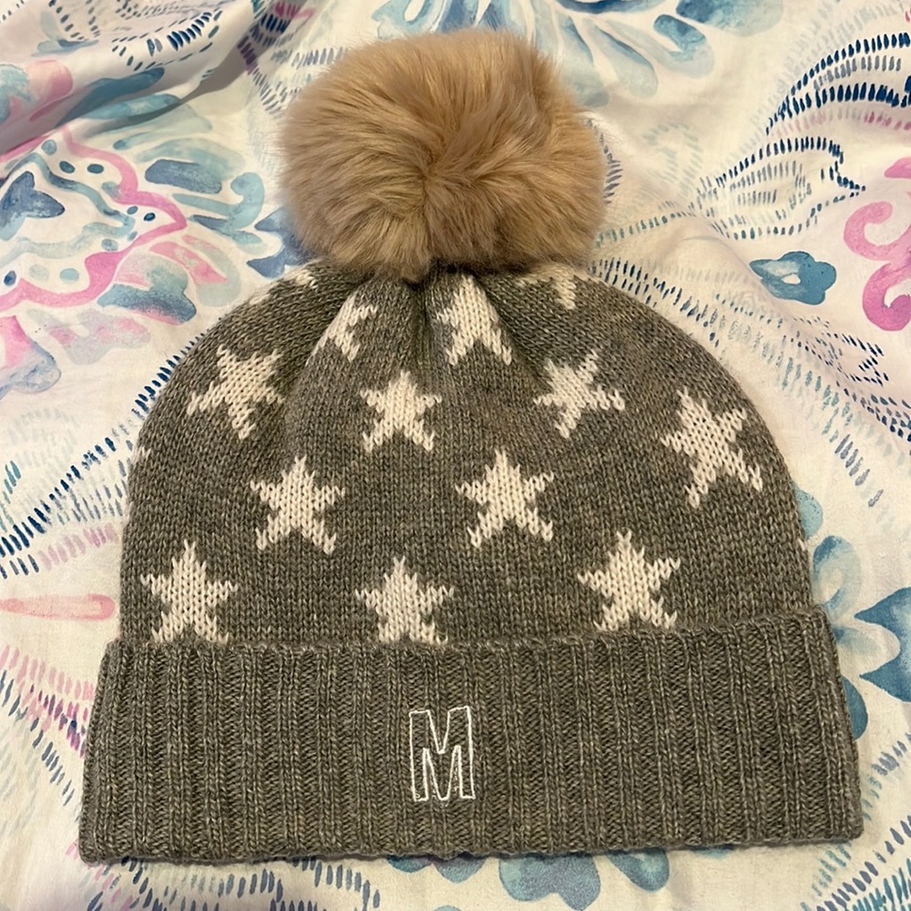 Brand new initial Star hat. Perfect for the winter!